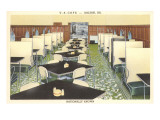 Interior, US Cafe, Retro Diner Giclee Print