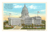 State Capitol, Madison, Wisconsin Giclee Print