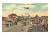 Coronado Tent City, San Diego, California Giclee Print