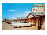 El Rancho Vintage Motel, Cadillac with Fins Prints