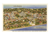 Lake Mendota, Lake Monona, Madison, Wisconsin Giclee Print
