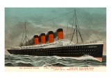 Ocean Liner RMS Mauretania Giclee Print