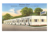 Parkview Court, Vintage Motel Giclee Print