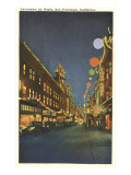 Night, Chinatown, San Francisco, California Prints