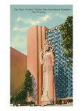 Pacifica Statue at San Francisco World's Fair Posters