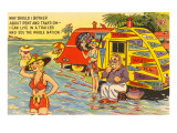 Life in the Trailer Park, Cartoon Lámina giclée