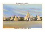 Wigwam Village Number 1, Motel Giclee Print