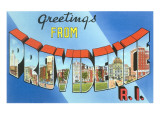 Greetings from Providence, Rhode Island Posters