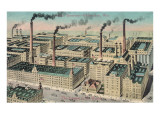 Milwaukee Breweries, Wisconsin Giclee Print