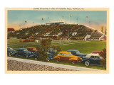 Football at Foreman Field, Norfolk, Virginia Giclee Print