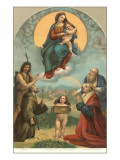 Madonna of the Foligno by Raphael, Rome Poster