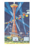 Space Needle, Seattle World's Fair reproduction procédé giclée