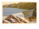 Lake Hodges and Dam, San Diego County, California Giclee Print