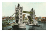 Tower Bridge, Londres, Angleterre reproduction procédé giclée