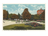Monroe Park, Richmond, Virginia Giclee Print