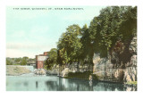 The Gorge, Winooski, Vermont Giclee Print