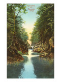 Clarendon Gorge, Clarendon, Vermont reproduction procédé giclée
