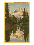 Mt. Rainier from Mirror Lake, Washington Prints