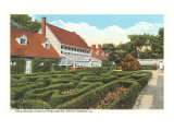 Gardens, Mt. Vernon, Virginia Poster