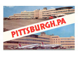 Airport Views, Pittsburgh, Pennsylvania Lámina giclée