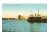 Boat Docks, Green Bay, Wisconsin Posters