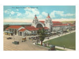 Train Depot, San Diego, California Prints