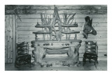 Rudely Carved Wood Furniture Posters
