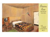 Sleeping Room in Wigwam Village Motel Giclee Print