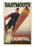 Skier, Dartmouth Winter Carnival Posters