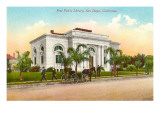Free Public Library, San Diego, California Giclee Print
