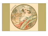 Art Nouveau Novembre Giclee Print