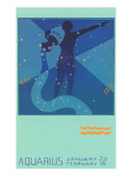Aquarius, the Water Bearer Lámina giclée