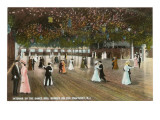 Interior, Dance Hall, Rhodes on the Pawtuxet, Rhode Island reproduction procédé giclée