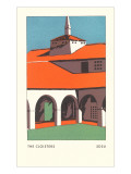 The Cloisters, SDSU, San Diego, California Print