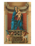 Virgen y niño en hornacina por Bellini, Venecia Lámina giclée