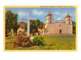 Mission, Santa Barbara, California Poster