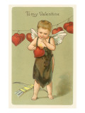 To My Valentine, Vintage Cupid Posters