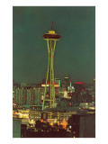 Night, Space Needle, Seattle, Washington Photo