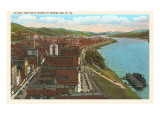 Ohio River at Wheeling, West Virginia Prints
