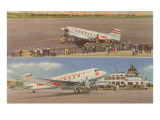 Vistas del aeropuerto, Pittsburgh, Pensilvania Lámina giclée
