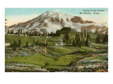Camp of the Clouds, Mt. Rainier, Washington Posters