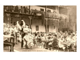 Fiesta Days, Spanish Dancers, Santa Barbara, California reproduction procédé giclée