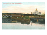 Canal, State House, Providence, Rhode Island Giclee Print
