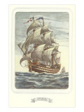 Full-Rigged Clipper Ship Posters