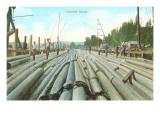 Lumber Scene, Washington Posters