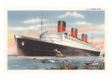 Ocean Liner SS Queen Mary Posters
