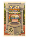 Wishing Well, Cafe del Rey Moro, San Diego, California Prints