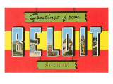 Greetings from Beloit, Wisconsin Posters