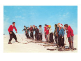 Ski Class for Kids Lámina giclée