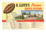 Pecan Service Stations Lámina giclée